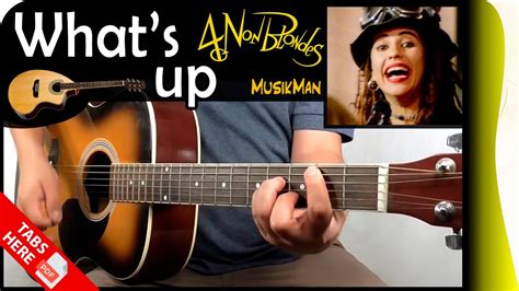 What S Up Non Blondes Guitar Cover Musikman N Youtube