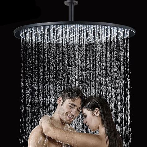 Rain Shower Heads Ceiling Mounted Round Shower Head Bathroom Shower Heads Rain Shower