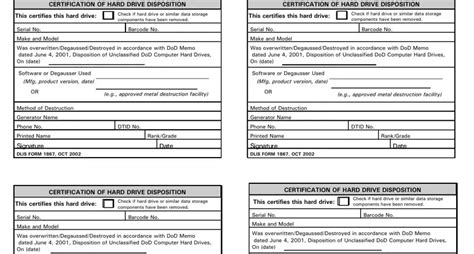 Hard Drive Certificate ≡ Fill Out Printable Pdf Forms Online