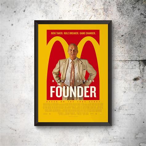 Quadro A3 Poster The Founder Elo7 Produtos Especiais