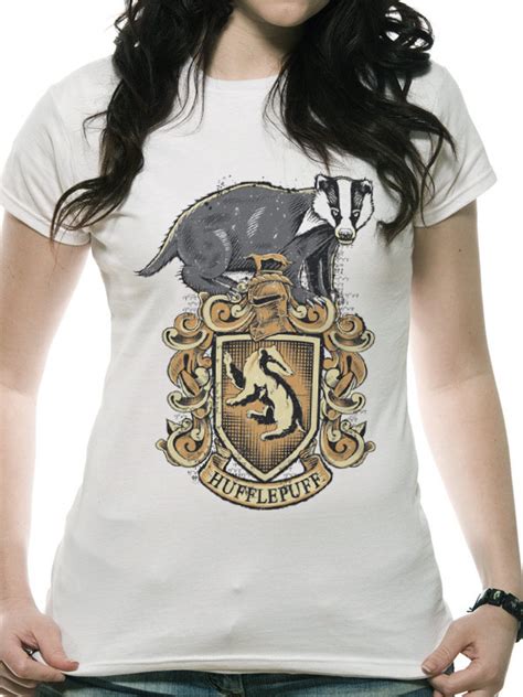 Buy Harry Potter Hufflepuff Fitted T Shirt