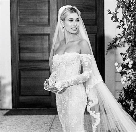 Hailey Bieber Has Finally Revealed Her Wedding Dress And Epic Veil