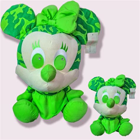 18 Inches Rare Big Green Minnie Mouse Stuffed Toys Hobbies And Toys