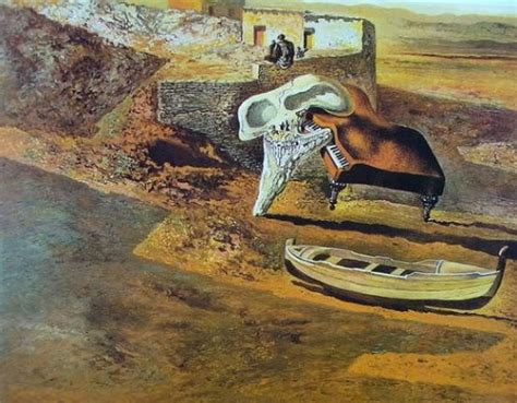 Atmospheric Skull Sodomizing A Grand Piano By Salvador Dali 1934