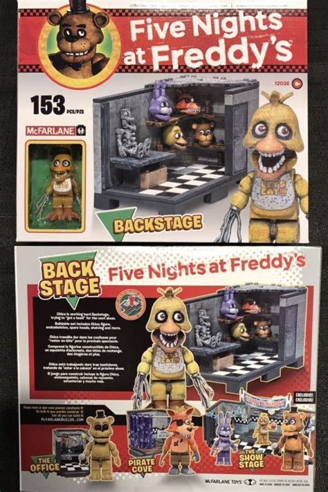 Mcfarlane Five Nights At Freddys Fnaf 12038 Backstage Construction Set