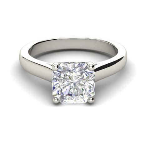 Solitaire 1 25 Carat Cushion Cut Diamond Ring Ara Diamonds
