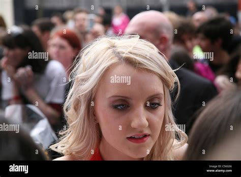 Actress Evanna Lynch Greeting Fans Harry Potter And The Deathly Hallows