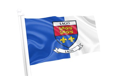 Laois County Crest Flag Flags Ireland Prospect Design