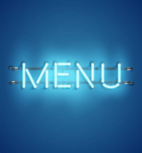 Neon Realistic Word For Advertising Vector Illustration