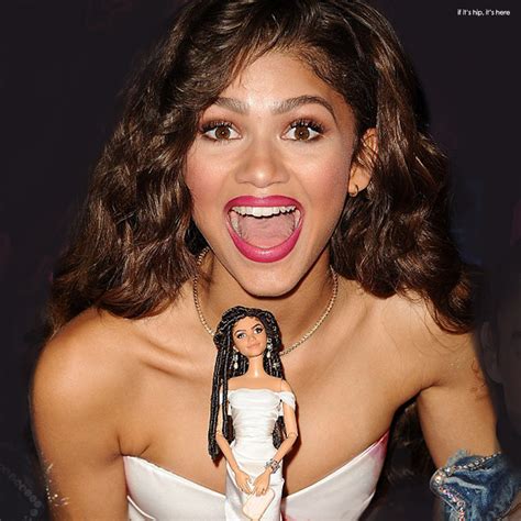 If It S Hip It S Here — Zendaya Is Moved By Mattel S Custom Barbie Doll In