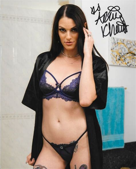 Aria Khaide Adult Video Star Signed Hot X Photo Autographed Ebay
