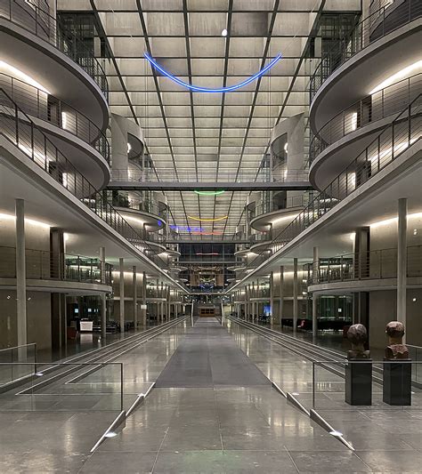 ) in münster, germany geboren. Bundestag I Paul-Löbe-Haus I Berlin 2014-17 - flz - stahl ...