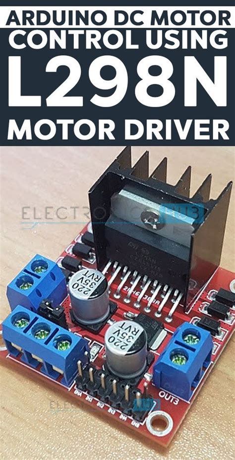 Dc Motors Control Using Arduino Pwm With L298n H Bridge Arduino Project