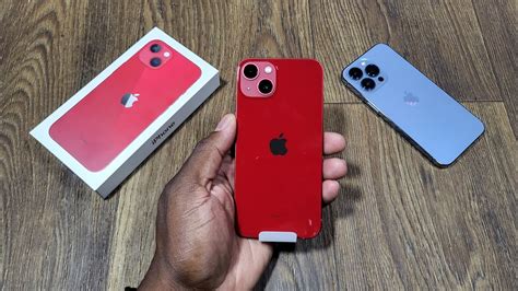 Iphone 13 Product Red Unboxing And First Impressions Youtube