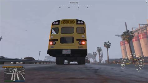 Grand Theft Auto V Hjacked School Bus 7918 Youtube