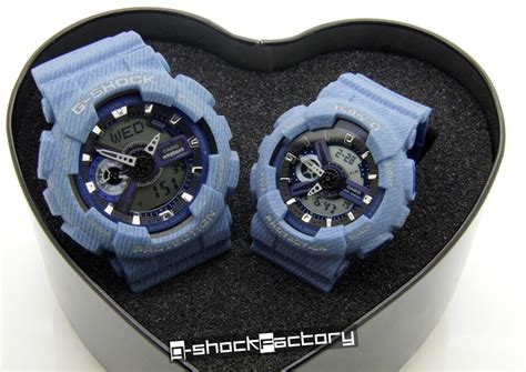7 matching couple watches to wear on valentine's day (and beyond) • tough tactical watches. G-Shock & Baby-G GA-110DC & BA-110DC Denim Blue Couple ...