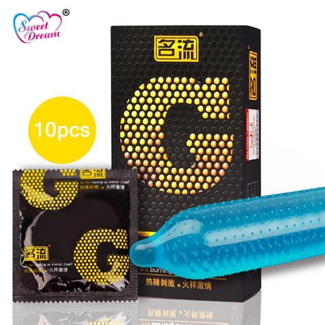 Personage Sex Condoms 10 Pcslot Hot Granules Natural Latex Condoms For