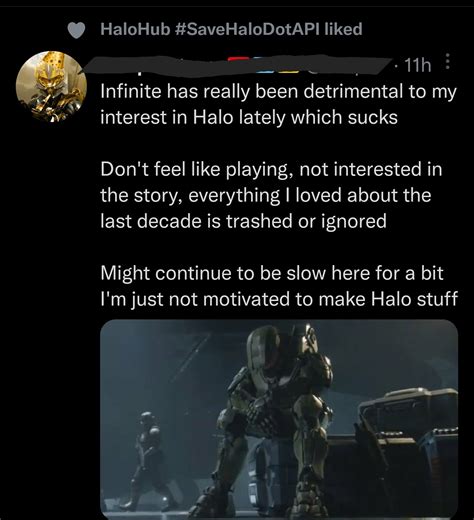 Ive Noticed Halohub Retweets Share And Likes Posts Like This One