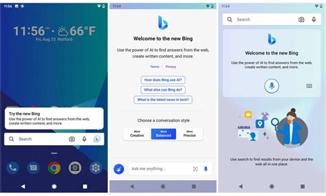 Microsoft Launcher App For Android Finally Gets Its Own Bing Chat