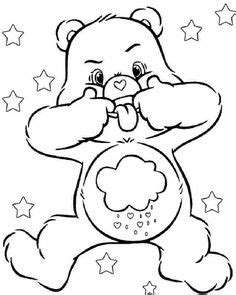 Grumpy Bear Coloring Pages in 2020 | Bear coloring pages, Cartoon