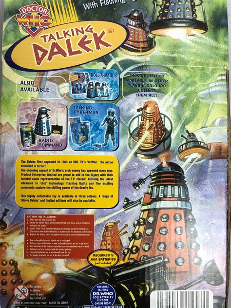 Doctor Who Exclusive Talking Dalek From Evil Of The Daleks Limited