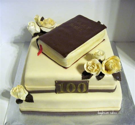 Frosted with passion fruit bc & covered with white chocolate fondant.yummy. Church Anniversary - CakeCentral.com