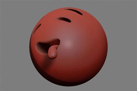 Emoji Drooling Face 3d Model Cgtrader