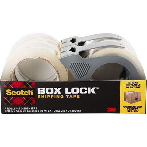 Scotch Box Lock Dispenser Packaging Tape Packaging Tapes 3m