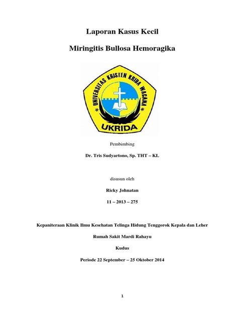 Diagnosing Hemorrhagic Bullous Myringitis Pdf