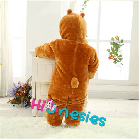 Bramble Bear Onesie For Baby And Toddler Animal Pajama Kigurumi Halloween