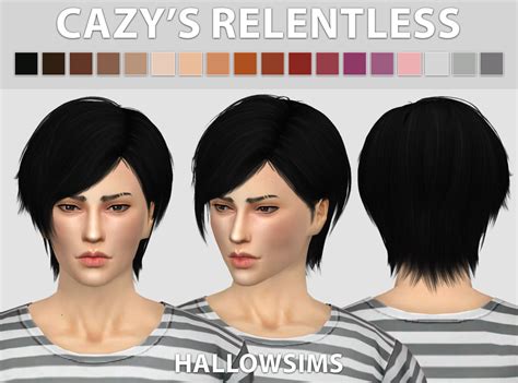 Sims 4 Ccs The Best Male Hair Pack By Hallowsims