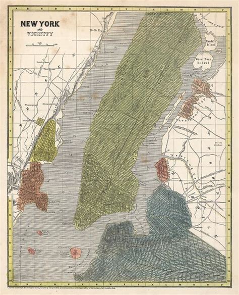 New York And Vicinity Barry Lawrence Ruderman Antique Maps Inc