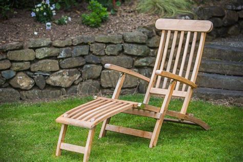 Wooden Steamer Chairs Teak Steamer Chairs Gfl Ottena Garden Furniture