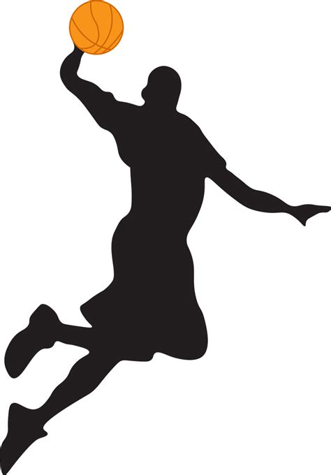 男 バスケットボール シルエット Pixabayの無料画像