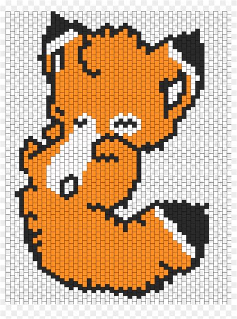 Easy Cute Fox Pixel Art Grid Pixel Art Grid Gallery