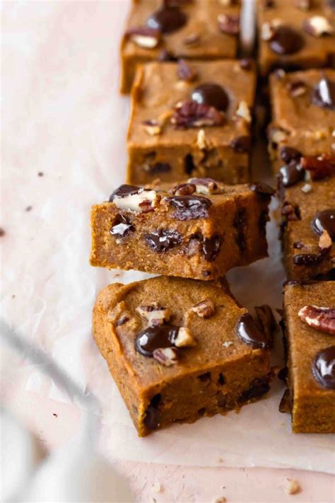 Easy Pumpkin Spice Blondies With Chocolate Chips Ai Made It For You