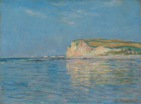 Low Tide At Pourville By Claude Monet Editorial Stock Photo Image Of
