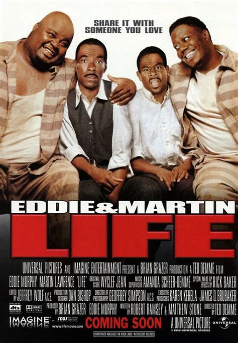 Life inside the gun line. LIFE 1999 ORIGINAL MOVIE POSTER Eddy Murphy, Martin Law