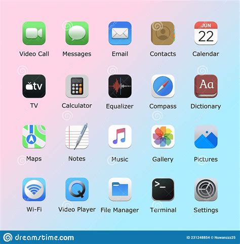 Desktop Icon Pack Ios Icons Mac Os Shortcuts Apple Inspired Theme