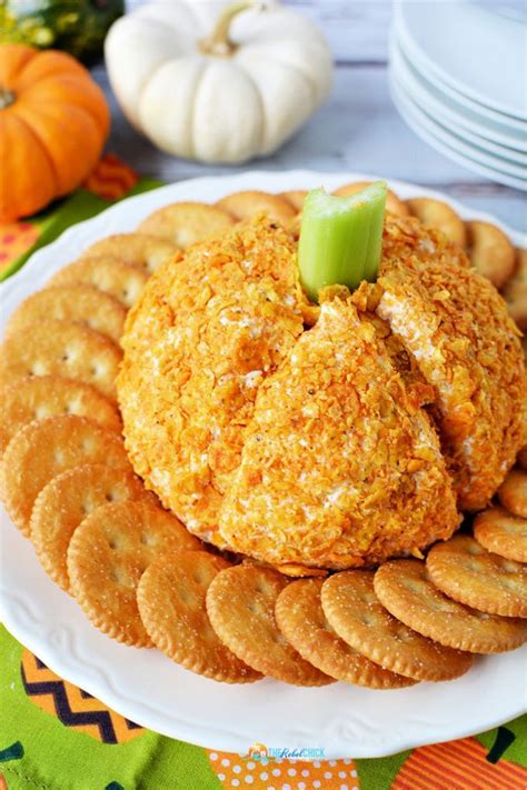 Pumpkin Cheese Ball Recipe For Halloween In 2020 Pumpkin