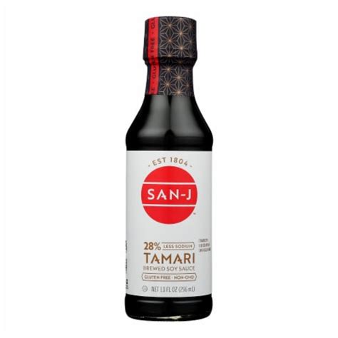 San J Tamari Soy Sauce Reduced Sodium Case Of 6 10 Fl Oz 10