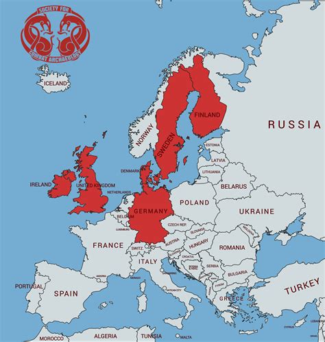 Map Of Denmark And Sweden And Germany