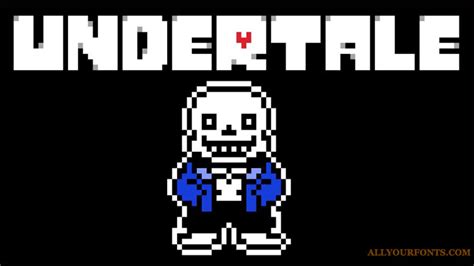 The classic undertale logo font, but with letter accents and russian/serbian support. Undertale Logo Font Download - All Your Fonts
