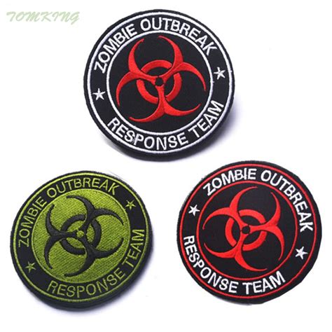 Zombie Outbreak Response 8 Cm Team Patch Morale Tactical Patches Hook