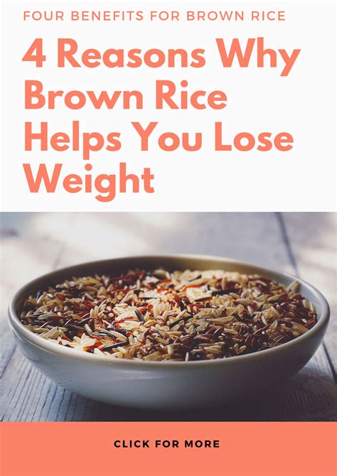 4 reasons why brown rice helps you lose weight four benefits of brown rice health and fitness