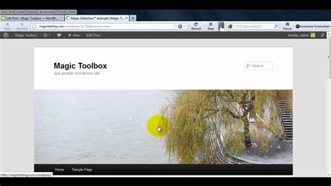 Image Slideshow Tutorial With A Wordpress Plugin Youtube