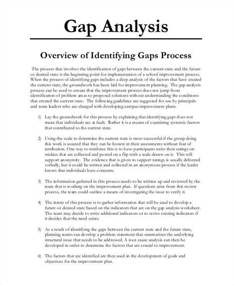 The knowledge gap hypothesis explains that knowledge, like other forms of wealth, is often differentially distributed throughout a social system. Gap Analysis Templates | 14+ Free Printable Word, Excel ...