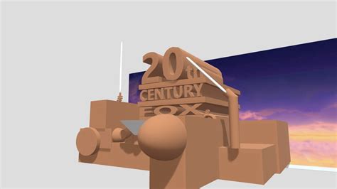 20th Century Fox 1994 Logo Remake Download Free 3d Model By Shape 3d