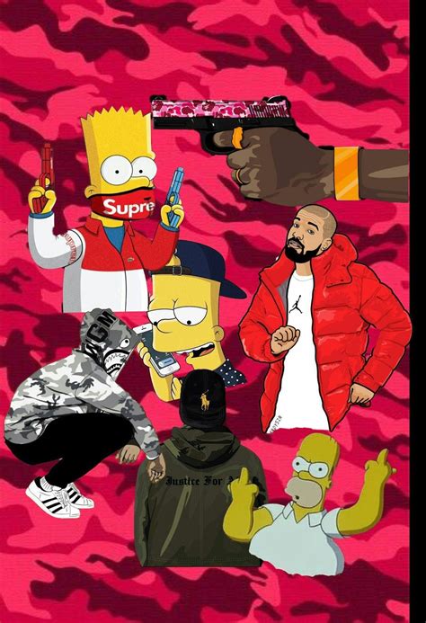 65 Bape Bart Simpson Wallpapers Download At Wallpaperbro For The Most