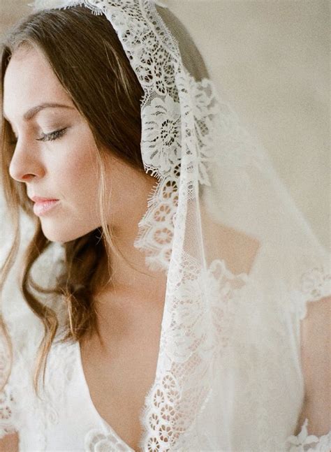 Austen Ornate French Lace And Soft Net Wedding Veil From All About